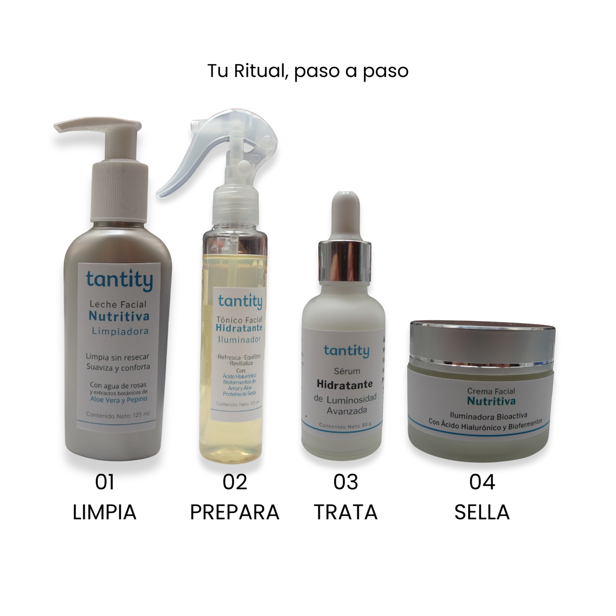 Ritual Radiante · Rutina Facial de 4 Pasos