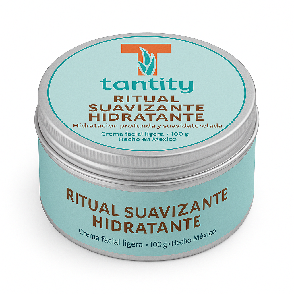 Crema facial Tantity Ritual Suavizante Hidratante con ácido hialurónico y proteínas