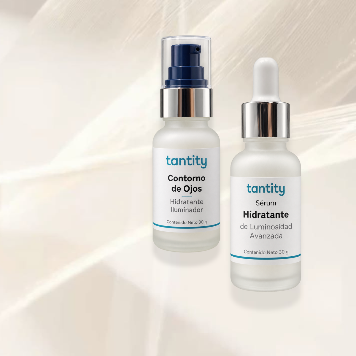 Dúo Luminosidad Facial y Mirada | Sérum + Contorno de Ojos Tantity