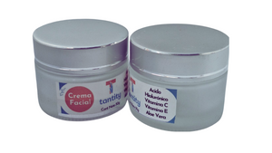 Crema Facial Tantity con Acido Láctico, Acido hialurónico y mucho más para mantener una piel suave, firme e hidratada