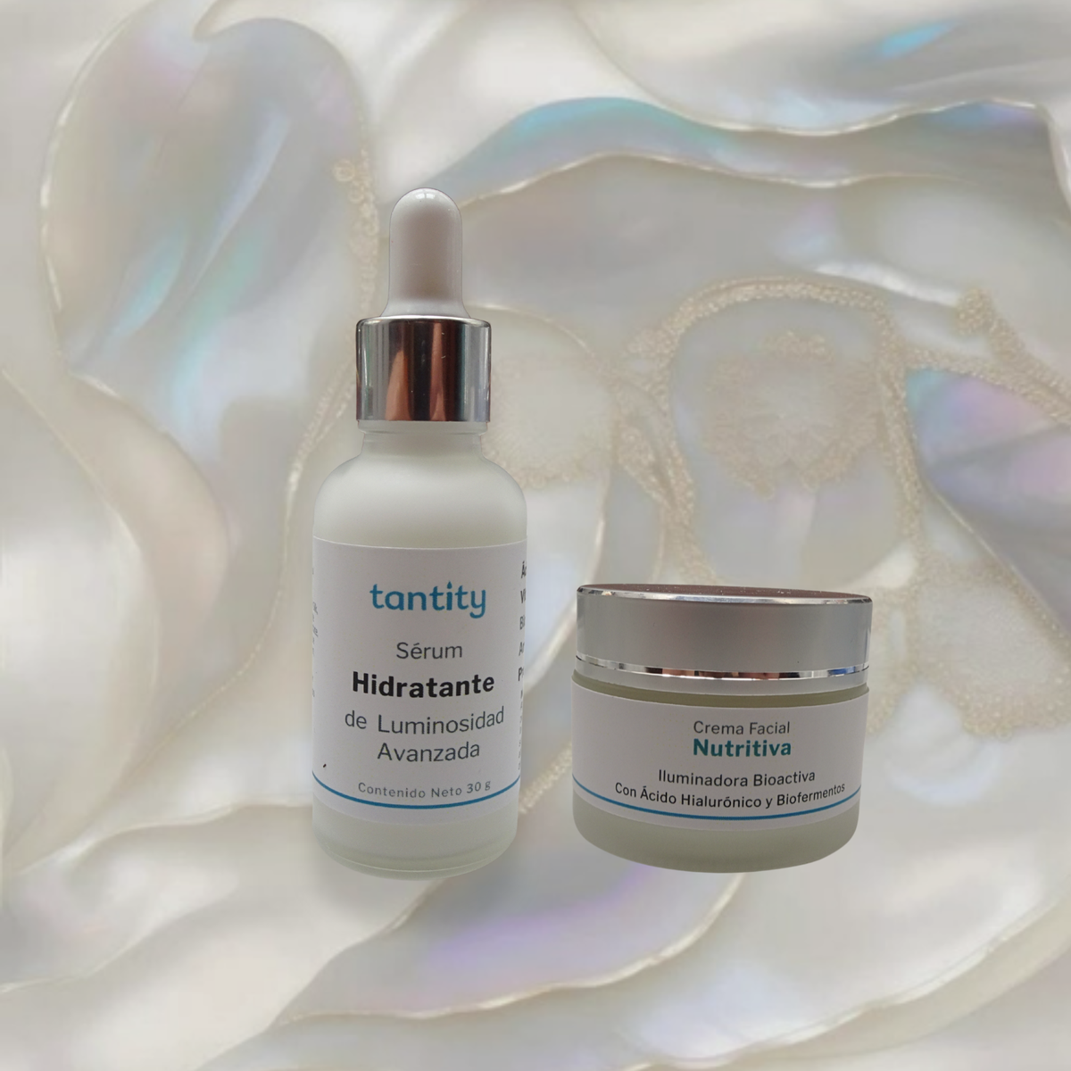 Dúo Hidratación y Luminosidad | Sérum + Crema Tantity
