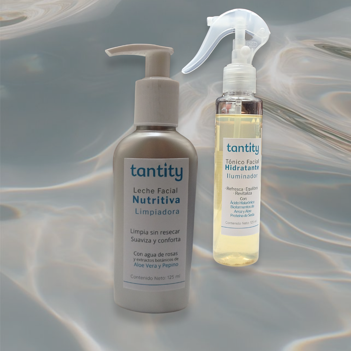 Dúo Esencial Limpieza e Hidratación | Leche + Tónico Tantity