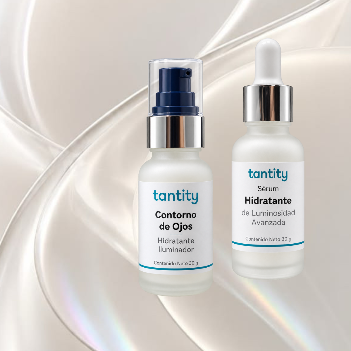 Dúo Luminosidad Facial y Mirada | Sérum + Contorno de Ojos Tantity