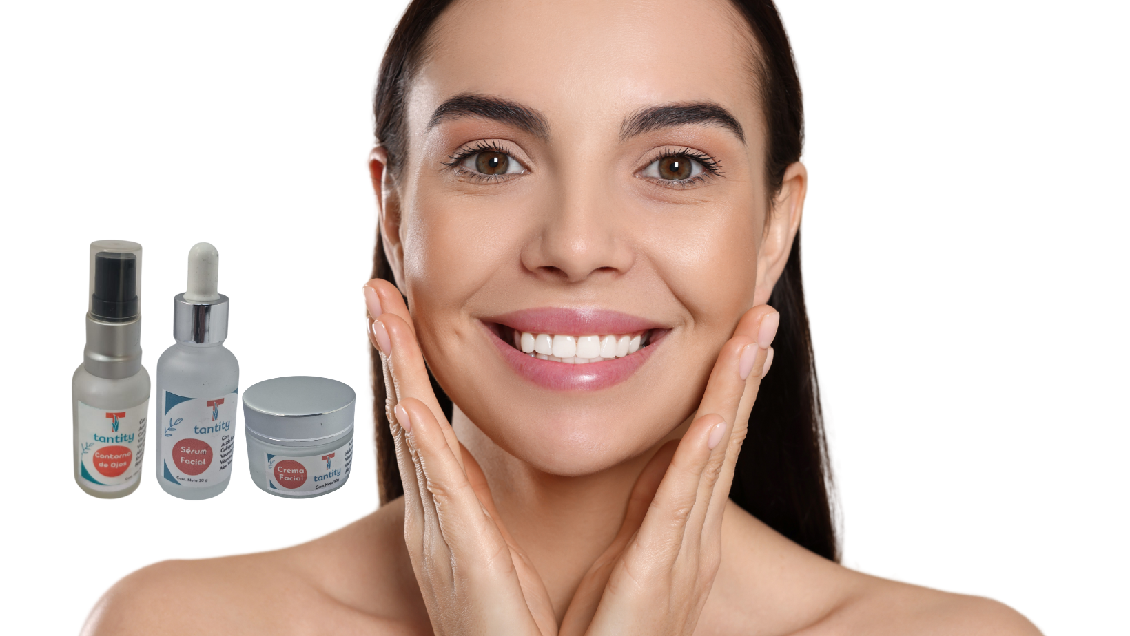 Set Esencial de Belleza: Sérum Facial + Contorno de Ojos + Crema Facial Antiedad